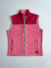 Polo Jeans USA | Pink Colorblock Fleece Zip Vest | (M)