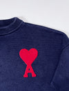 AMI Paris Ami de Coeur Logo Crewneck Sweater  Oversized Fit Women’s (XL)