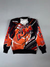 KTM Red Bull Racing Full-Print Zip Jacket (Orange/Black) – MotoGP Style (L)