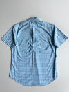 Polo Ralph Lauren Slim Fit Checked Shirt Teal/Navy Plaid, Half Sleeve (M)