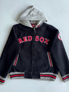 MLB Boston Red Sox Hooded Fleece Jacket – Black/Grey (S)