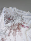 Y2K Redemption Eagle Embroidered Graphic Long Sleeve Tee White (XL)