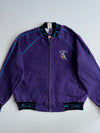 Vintage 90s Walls Mountain USA Beef Round-Up Western Canvas Bomber Jacket (M/L)