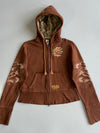 ED HARDY Christian Audigier Rose Print Hoodie (Xs)