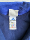 Vintage 90s Adidas Navy/Royal Blue Colour-Block Track Jacket (XL)