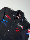 Vintage Honda Black F1 Racing Embroidered Shirt Women’s  (M/L)