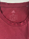 Adidas Burgundy/Maroon Logo T-Shirt  (M)