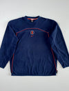Nike Team Illinois Fighting Illini Therma-FIT Navy Fleece Pullover (XL)