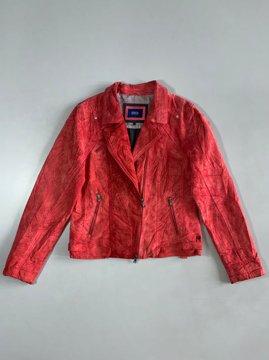 Sesil Premium Original Suede Leather Jacket (S)