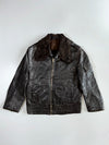 Lauster Ledermode Premium Original Leather Jacket (Furr Inside )(M)