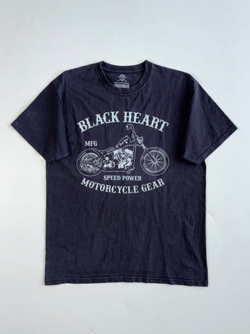 Black Heart “Motorcycle Gear” Biker Graphic Tee (L)