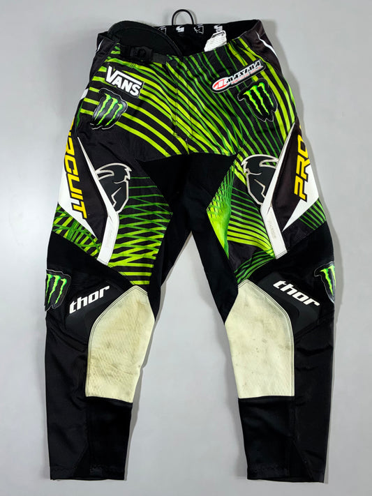 Fox/Thor Monster Energy MX Racing Pants (W:28|L:36)