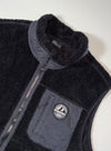 Discovery Expedition | Black Sherpa Fleece Vest | (W:30) (L:48)