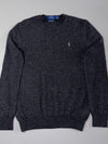Polo Ralph Lauren Charcoal Slim Fit Merino Wool Crewneck (S)