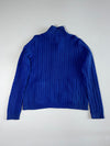 Lauren Ralph Lauren Cable Knit Full Zip Sweater with Gold RLL Monogram –(L)