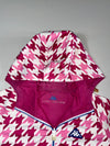 Kappa | Corri Con Kappa Houndstooth Hooded Windbreaker Pink (S)