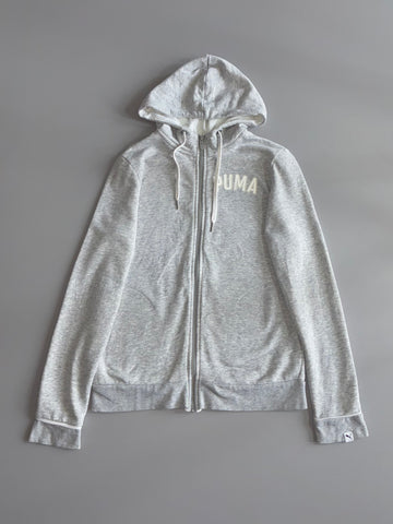 Puma Full Zip Hoodie Grey Melange (S)