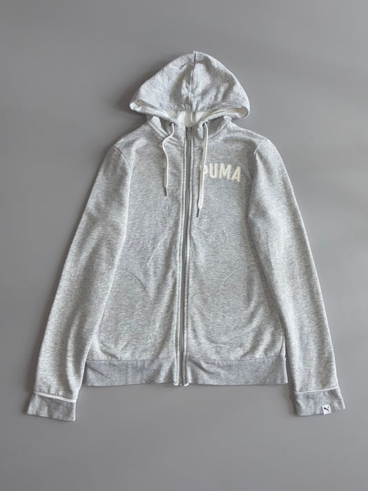 Puma Full Zip Hoodie Grey Melange (S)