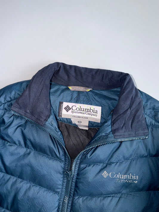 Columbia Titanium Interchange Insulated Puffer Jacket Navy Blue (M)