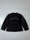 Harley-Davidson Genuine MotorClothes Black Embroidered Textile Riding Women’s Jacket (S/M)