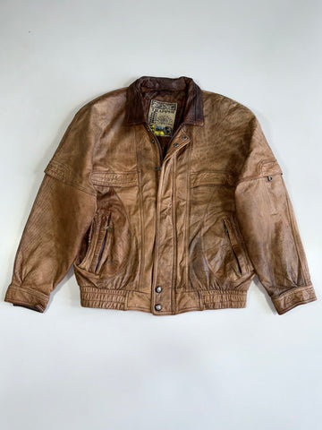 Trapper’s Super Premium Original Pure Heavy Leather Jacket (XL)