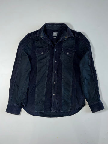 Armani Exchange Corduroy Panel Western Snap Shirt – | (S)