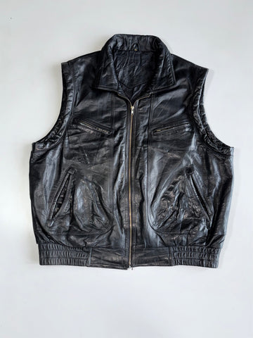 Super Premium Original Pure Leather Vest (XL)