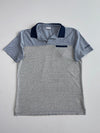 Columbia Striped Polo Shirt Grey Navy(L)