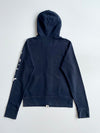 Abercrombie Kids Navy A&F Logo Zip-Up Hoodie (S)