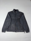 Columbia Sportswear Full-Zip Fleece Jacket Stand Collar – Charcoal Grey (L )