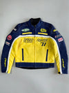 Fast Lane Speed Fighter 71 Street Equipment Racing Motorcycle Jacket Multi-Sponsor Patches (M)