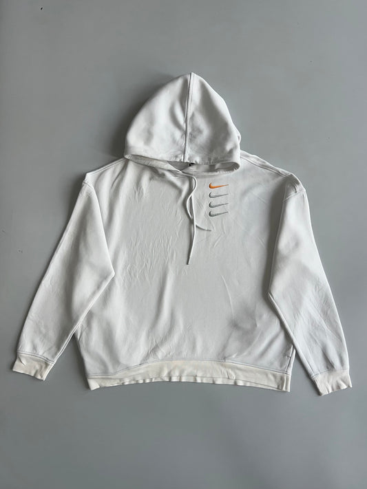 Nike Multi-Swoosh Embroidered Hoodie White (XL/2XL)