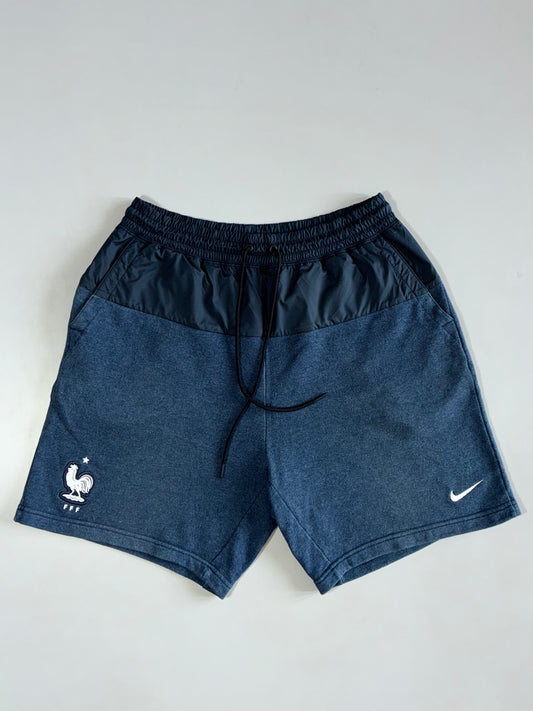 Nike FFF France Navy Melange Shorts Elastic (W:32|L:19)