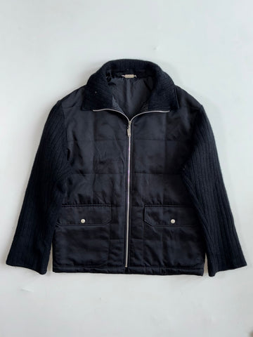 US. Polo Assn. Knit Sleeve Quilted Zip Jacket (Xl)