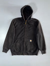 Carhartt Zip-Up Hoodie Original Fit – Faded Black, Size (2XL/3XL)