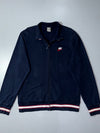 Nike Striped Cuff Full-Zip Track Jacket – Navy, (L)