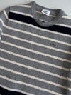 Lacoste Grey Striped Wool Knit Sweater (XXS)