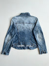 Vintage Blue GAS Jeans Light Wash Denim Trucker Jacket women’s (S)