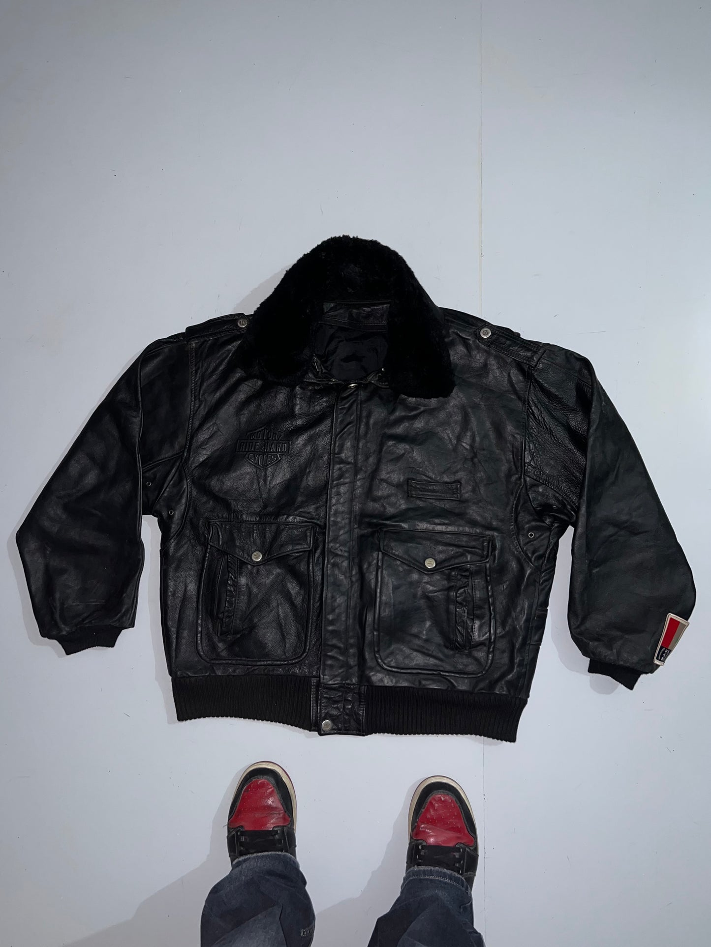 ZAIR FORCE AVIATION Premium Original Leather (RARE) (2XL)
