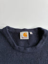 Carhartt Navy Fair Isle Knit Sweater – Nordic Pattern Crewneck (M)