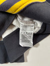 Vintage Adidas Grey Striped Trefoil Zip-Up Hoodie (XL)