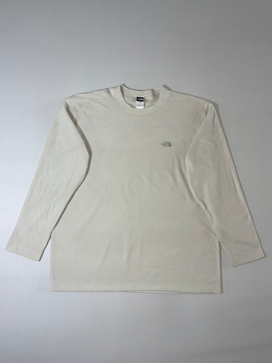 The North Face White Fleece Crewneck Sweatshirt (2XL)