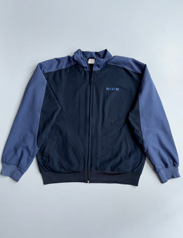 Nike | Navy Blue Colorblock Windbreaker Jacket | (M)
