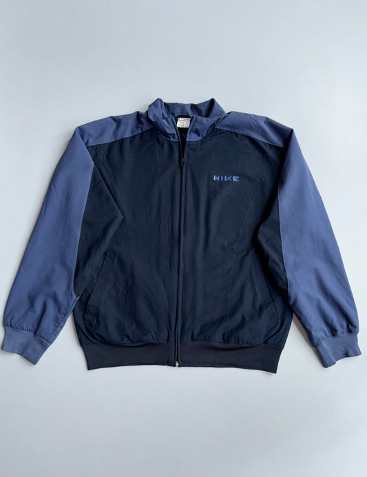 Nike | Navy Blue Colorblock Windbreaker Jacket | (M)