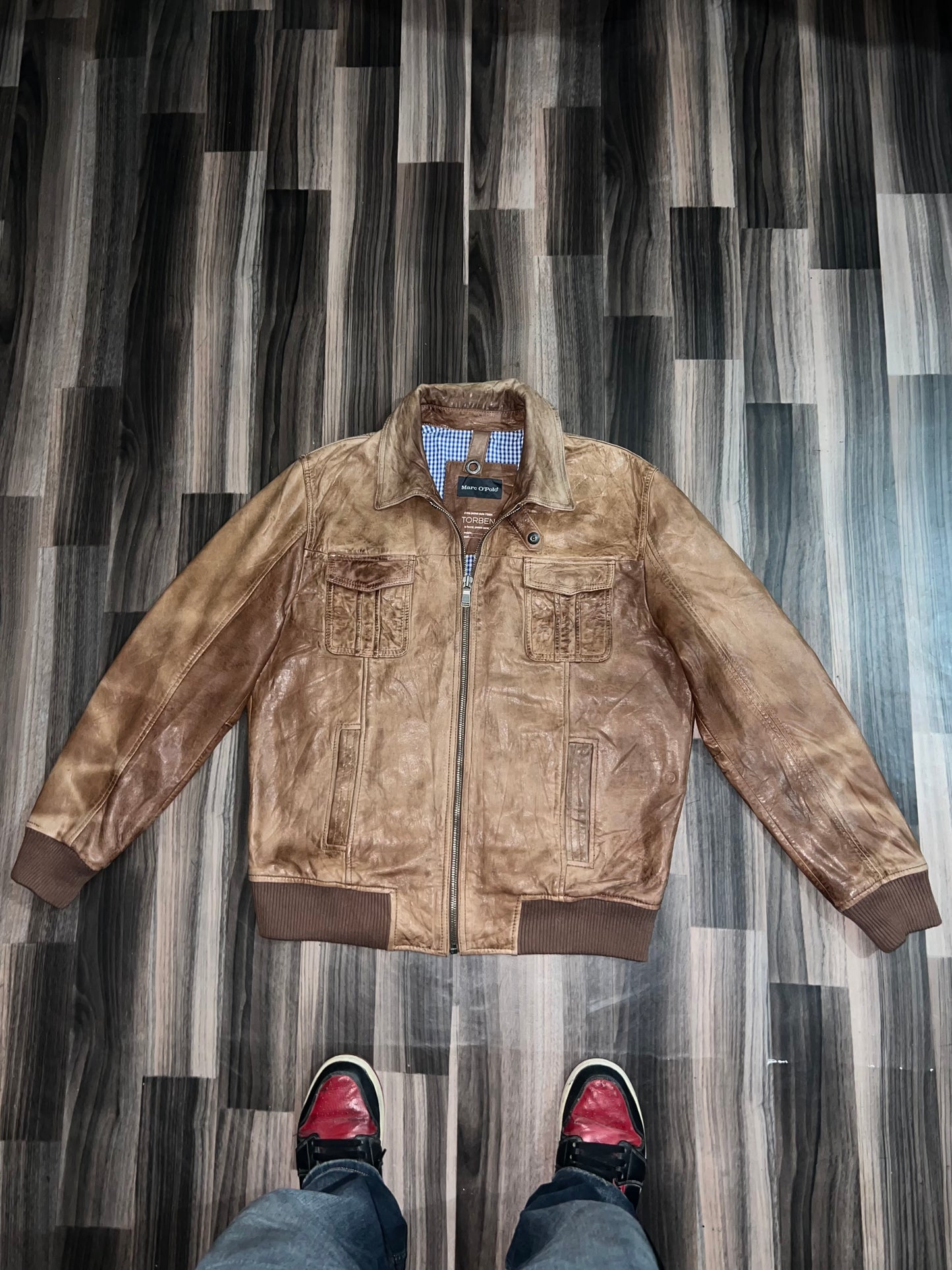 ZMARC O POLO Original Leather Jacket (XL/2XL