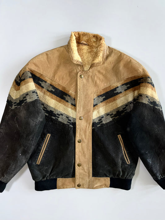 Ultra Premium Original Sued Leather (Furr Inside) Jacket (L/XL)