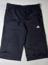 Adidas Black Nylon 3/4 Shorts (W:34) (L:27)