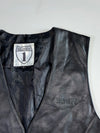 Highway 1 Concho Fringe Leather Vest (M)