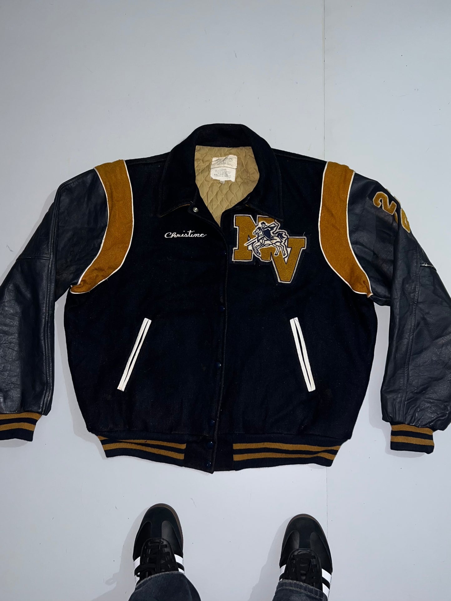 ZSuper Premium Original Varsity Jacket (Leather sleeve) (XL/2XL)