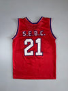 Saints #21 Vintage Basketball Jersey (M)